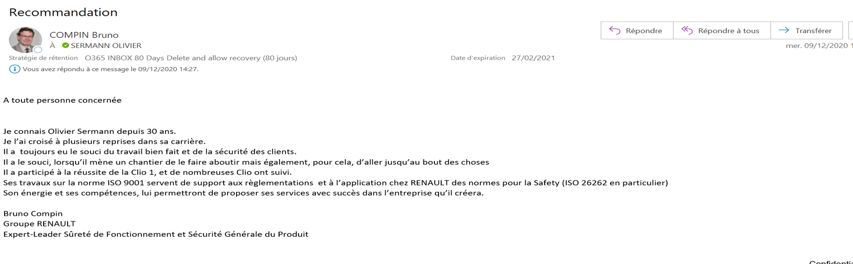 expert sécurité générale du produit et sécurité de fonctionnement